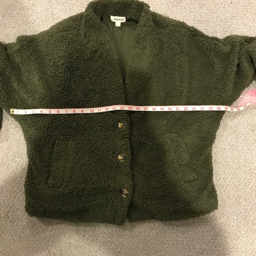 Fashion on Earth Fleece Cardigan - Picture 4 of 5